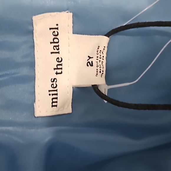 Miles The Label Boys Quilted Size 2 Water Resistant Puffer Jacket BNWT - Picture 4 of 6